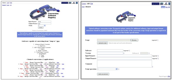 CSR web interface