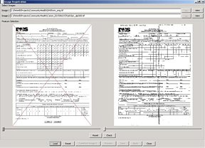 Registration tool. (Left) Original CHEC form and faxed and scanned copy (right).