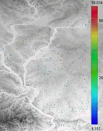 Algae predicted values in Illinois.